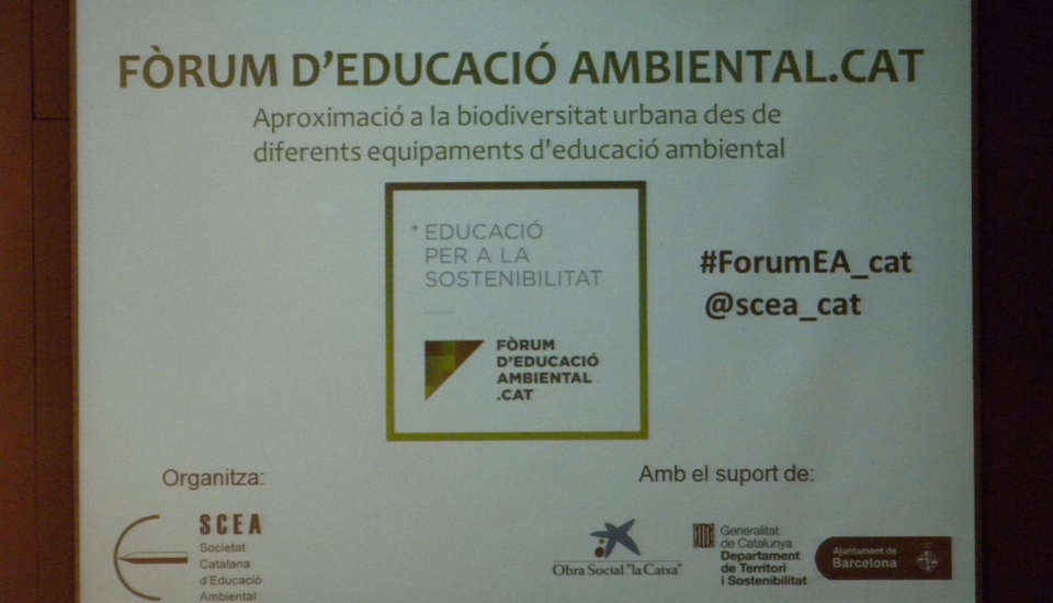 Fòrum d'Educació Ambiental.cat. 2/10/2015. Foto: SCEA